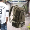 thumbnail image 3 of Mochila de lona para hombre, mochila escolar, mochila Vintage, hombro, viaje, portátil, 3 of 4