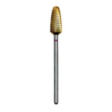 Dedeco Euro Goldies G251SPF.060 Spiral Fine Cross Cut Titanium Nitride Carbide Bur 1/pk