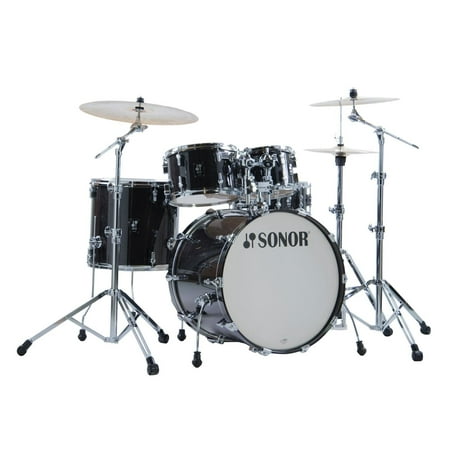 SONOR AQ2 Stage Maple 5-Piece Shell Pack Transparent Black
