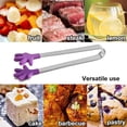 thumbnail image 4 of Mini pinzas de silicona de 5 uds, pinzas para alimentos con forma de mano de 5 pulgadas, pinzas coloridas para niños pequeños para servir alimentos, cubitos de hielo, frutas, azúcar, barbacoa Ormromra WMXL-131, 4 of 7