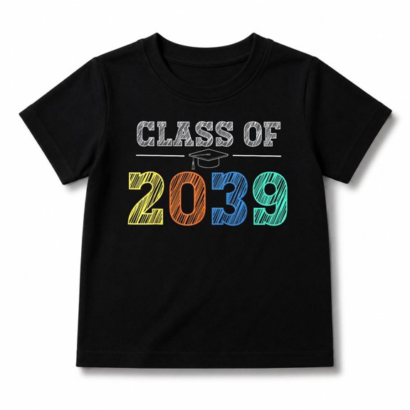Class of 2039 Grow with Me First Day of School Graduation T-Shirt