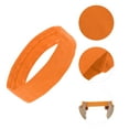thumbnail image 3 of Unique Bargains 1 Pc Breathable Headband Sweat Headband for Sport Deep Orange, 3 of 6