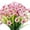 Pink, variant on Morttic 6 Bundles Artificial Flowers Outdoor UV Resistant Fake Flowers No Fade Faux Plastic Plants Garden Home Wedding Farmhouse Decor(Fuchsia)