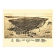 thumbnail image 6 of 1884 Map of Key West Florida - Vintage Key West Poster -  History Map of Key West - Old Bird's Eye VIew of Key West Map Wall Art Poster Print, 6 of 8