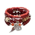 thumbnail image 2 of Bracelets Stackable Bead Jewelry for Women and Men Multilayer Stretch Set with Multicolor Beads Contemporary Accessory for Everyday Style, 2 of 7