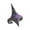 Black purple., variant on Unique Spiked Design Adjustable Ring In Punk Aesthetic For Comfort Wear