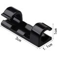 40 Pcs Adhesive Cable Clips, SelfAdhesive Cable Tie Clips for