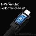 thumbnail image 3 of 2X para Cable 4 40Gbps 8K60Hz USB4 USB Tipo C A Tipo C PD240W Cable de Datos USB-C de Carga RáPida para 15 1.8M, 3 of 7
