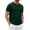 Dark Green_#02, variant on Men's T Shirts Short Sleeve Casual V Neck T-Shirt Soft Notch Neck Tee Classic Solid Color Shirts,Light Brown S