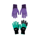 thumbnail image 1 of 2 Pares Guantes Protectores De Jardineras De Jardinería Lab.G Morado y Verde, 1 of 4
