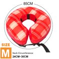 thumbnail image 2 of Deflector inflable a cuadros para mascotas y gatos, cubierta protectora para la cabeza, anillo de cuello antimordida y antilamer, 1 Uds., 2 of 5