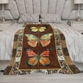 thumbnail image 6 of Yibo Daisy Hummingbird Blanket Flannel Soft and Comfortable Anti-static Bed Sofa Blanket, 6 of 9