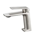 thumbnail image 2 of G3/8 Basin Faucet Brushed Nickel Bathroom Sink Faucet, Single Handle Hole Faucet Basin Taps Hot Cold Mixer Tap, 2 of 13