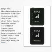 M-VAVE WP-10 2.4GHz Wireless Earphone Monitor Transmission System Rechargeable & Receiver