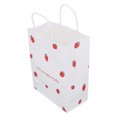 thumbnail image 4 of Uadme 10 Bolsas De Regalo, Tamaño Mediano, Reutilizables, Sin Olor, Patrón De Fresa, Bolsas De Fiesta Ampliamente Utilizadas Para Regalo De Compras De Fiesta, 4 of 5