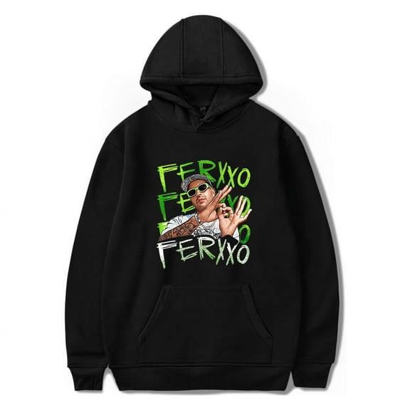 Feid Ferxxo Merch Long Sleeve Hoodies For Men/Women Y2k Winter Sweatshirt Streetwear Pullover Top