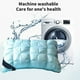thumbnail image 4 of Almohada de hotel con núcleo ultra suave que protege las vértebras cervicales. Almohada para el hogar con núcleo de terciopelo trenzado. 18.89 x 29.13 pulgadas., 4 of 6