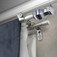 thumbnail image 2 of 5/8" Dia Adjustable 84"-120" double curtain rod with Lizzie Finials - Satin Nickel,(5713-845D), 2 of 3