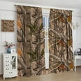 thumbnail image 4 of Camo Hunting Curtains, Mossy and Oak Camouflage Patterns Kitchen Window Curtain,Window Drapes for Kitchen Cafe Decor, 42x54in Blackout, 4 of 6