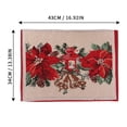thumbnail image 2 of Christmas Placemats Set of 4, Xmas Holiday Placemats Set of 4 13x17 Inch for Dining Table, Christmas Place Mats Table Decor for Kitchen Dining Room Home, 2 of 10