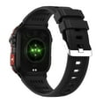 thumbnail image 5 of Hwkond Smart Watches Men Women, HT29 Smartwatch Outdoor Sports LED Lamp Banknote Detection Lamp Call Altitude Barometric Pressure Bracelet(Black), 5 of 8