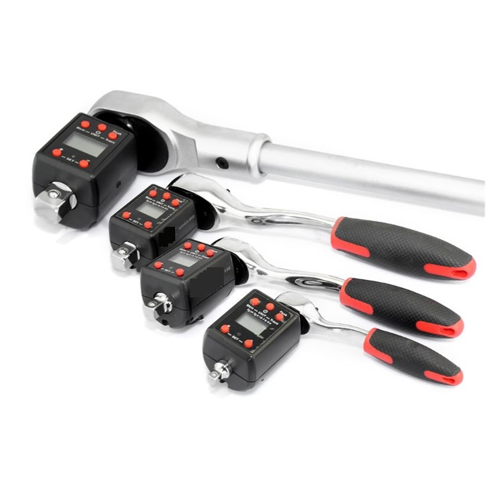 Digital High Torque Wrench 1.5-1000nm Adapter 1/4 3/8 1/2 3/4 Drive Microtorque ,Versatile Torque Units