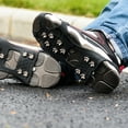 thumbnail image 6 of Ice Cleats Crampons 10 Spikes Shoe Ice Snow Grips Anti Slip Traction Cleats for Ice and Snow Stainless Steels Ice Spikes, 6 of 11