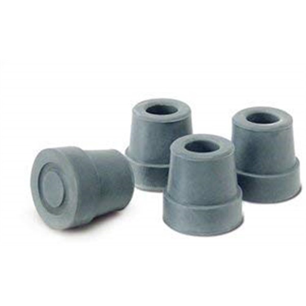 Lumex 9026 Quad Cane Replacement Tips, Large Base, Color Gray, Pr2