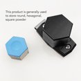 thumbnail image 4 of Portable Billiard Chalk Case, Hexagonal Pool Cue Chalk Box Black  Wearproof  for Pool Club, 4 of 8