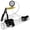 Black + Protected Gauge, variant on Vibrating LeLuv Penis Vacuum Pump Ultima Black Natural Male Enhancement Double-Ended Buddy 16 inch x 1.75 inch Cylinder