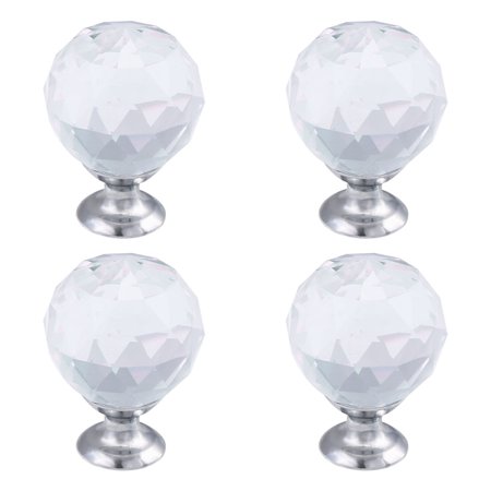 Crystal Knobs Drawer Pull Handle Cupboard Wardrobe Chest Dresser