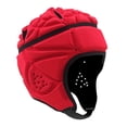 thumbnail image 2 of Baberdicy Adult Soft Shell Football Goalkeeper Cap, Anti-Collision Sports Headgear for Soccer Rugby Red Universal Fit, 2 of 5