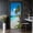 Color 4, variant on Door Stickers Peel and Stick Door Mural Flowers leaves Mid century modern art Abstract Removable Wallpaper 30.3''x78.7'' Self-Adhesive Mural for Kitchen Living Room Bedroom Decor