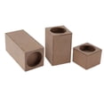 thumbnail image 1 of Quadrate Rustic Candlestick, Home Decro Supplies Wooden Candle Holders  Replacement For Candle Holders For Candlestick, 1 of 8