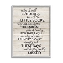 Stupell Industries Rustic Parenting Phrase Inspirational Painting Gray Framed Art Print Wall Art, 11 x 14