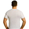 thumbnail image 6 of Insta Slim Men's Hollow-Out Mesh Short Sleeve Crewneck T-Shirt &ndash; 103TS0001, 6 of 6