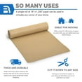 thumbnail image 3 of Bryco Goods Brown Kraft Paper Roll - 18 Inch x 100 Feet - Moving Supplies, Gift Wrapping, Arts & Crafts, Bulletin Board, Packing Paper – USA Made, 3 of 8