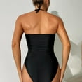 thumbnail image 6 of Lopeceal One Piece Swimsuit for Women Ring Linked Monokini Sexy Bathing Suit Cutout Swim Suit, 6 of 7