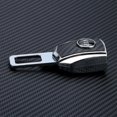 thumbnail image 1 of 2pcs Zinc Alloy Seat Belt Buckle for Car - Safety Clip for Pregnant Women & Overweight, Universal Fit, 1 of 4