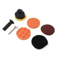 thumbnail image 3 of Kit de almohadillas para pulir coches, papel esmerilado, taladro eléctrico, cabezal de pulido para encerar y sellar el esmalte., 3 of 14