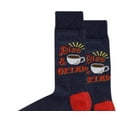 thumbnail image 2 of Hot Sox Men's Rise and Grind Crew Socks Blue-Red  Size 10-13, 2 of 3