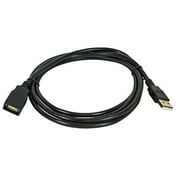 iMBAPrice Premium 10 Feet Long USB 2.0 Extender Cable - A Male to A Female 28/24AWG Extension Gold Plated Cable (Black)