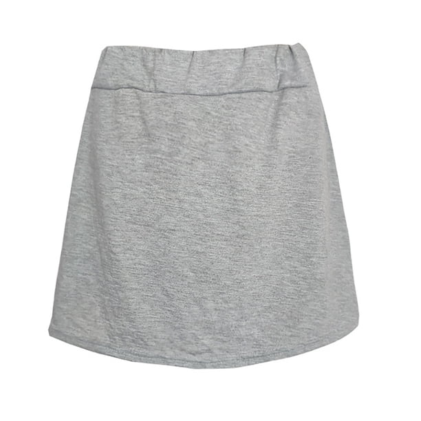 Extensor de camisa transparente con capas escalonadas para mujer, media falda de talla grande Wmkox8yi FGJ1370