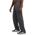 thumbnail image 3 of Champion, Lightweight Open-Hem Lounge Men, Jersey Pants (Reg. or Big, Granite Heather C Patch Logo, X-Large Tall, 3 of 5