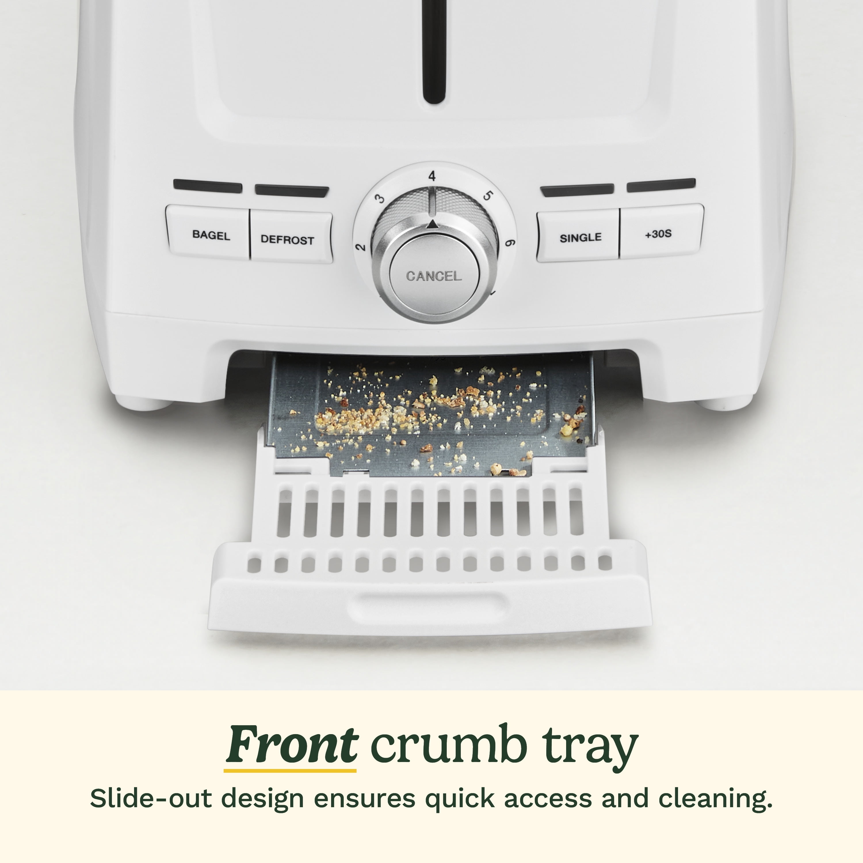 Core Collection 2-Slice Plastic Toaster (Blanco)