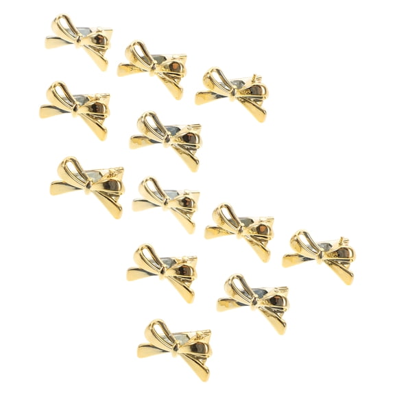 BESTYASH Cute Golden Metal Bow Hairpins for Teens Stylish and Versatile Headwear