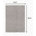 thumbnail image 4 of 3â€™ x 5â€™ Modern Shaggy Soft Gray Indoor Area Rug, 4 of 4