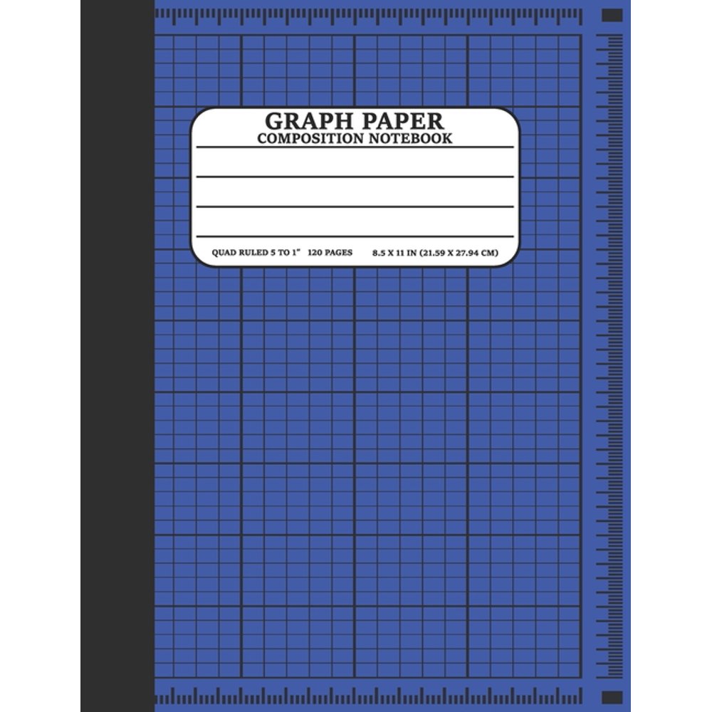 Graph Paper Composition Notebook Math and Science Lover Blue Graph