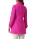 thumbnail image 3 of Abrigo largo clásico de invierno de una sola botonadura para mujer INSPIRE CHIC con bolsillos XS rosa intenso, 3 of 6