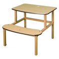 thumbnail image 4 of Wild Zoo Furniture s-d mpl-wht-wz Student Desk - Maple-White, 4 of 10